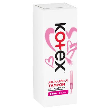 KOTEX APLİKATÖRLÜ TAMPON SUPER (8X16) resmi