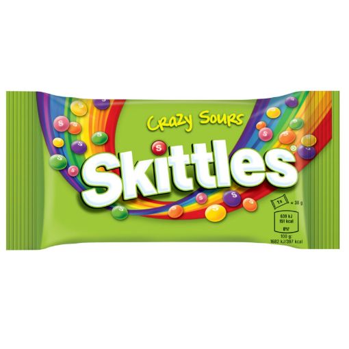 SKİTTLES EKŞİ MEYVELİ 38GR*14 resmi