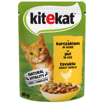 KİTEKAT YETİŞKİN TAVUKLU YAŞ MA 85G*28 resmi
